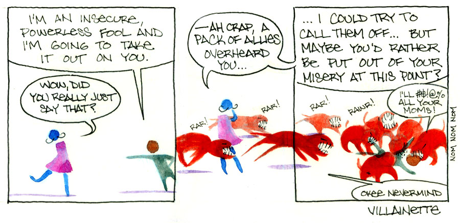 a geniusly witty comic about gender, rendered in virtuosic watercolor, but lacking an image description a geniusly witty comic about gender, rendered in virtuosic watercolor, but lacking an image description